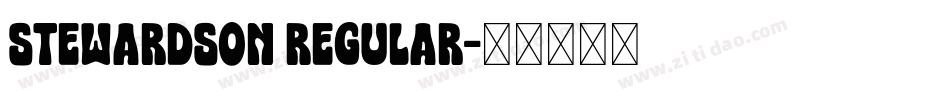 Stewardson Regular字体转换